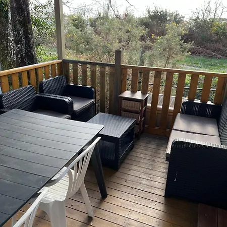 キャンプ場 Mobilhome Les Petits Ecureuils 4 Etoiles ビスカロッス